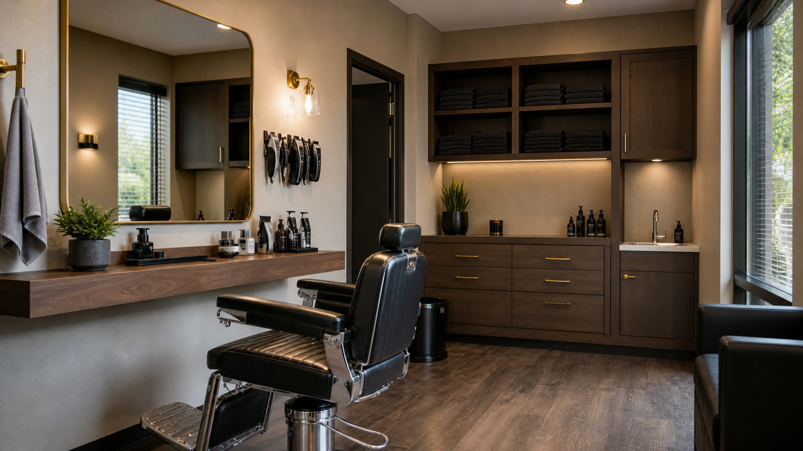Renaissance barber-ready suite